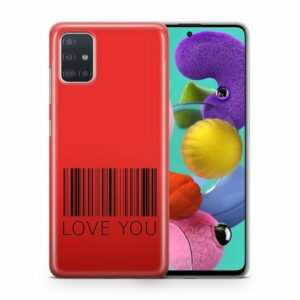 König Design Handyhülle, Schutzhülle für Samsung Galaxy Note 20 Motiv Handy Hülle Silikon Tasche Case Cover Love You