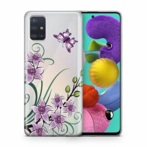 König Design Handyhülle, Schutzhülle für Samsung Galaxy Note 8 Motiv Handy Hülle Silikon Tasche Case Cover Lotusblume