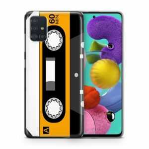 König Design Handyhülle, Schutzhülle für Samsung Galaxy Note 8 Motiv Handy Hülle Silikon Tasche Case Cover Retro Kassette