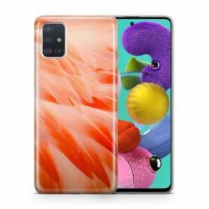 König Design Handyhülle, Schutzhülle für Samsung Galaxy Note 9 Motiv Handy Hülle Silikon Tasche Case Cover Flamingo Federn