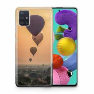 König Design Handyhülle, Schutzhülle für Samsung Galaxy S3 Mini Motiv Handy Hülle Silikon Tasche Case Cover Heißluftballons