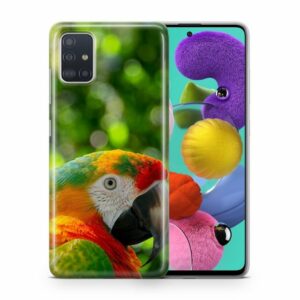 König Design Handyhülle, Schutzhülle für Samsung Galaxy S8 Plus Motiv Handy Hülle Silikon Tasche Case Cover Papagei