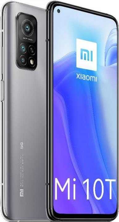 Xiaomi MI 10T 5G - 5G Smartphone - Dual-SIM - RAM 6 GB / Internal Memory 128 GB - 6.67 - 2400 x 1080 Pixel (144 Hz) - Triple-Kamera 64 MP, 13 MP, 5 MP - front camera 20 MP - Lunar Silver