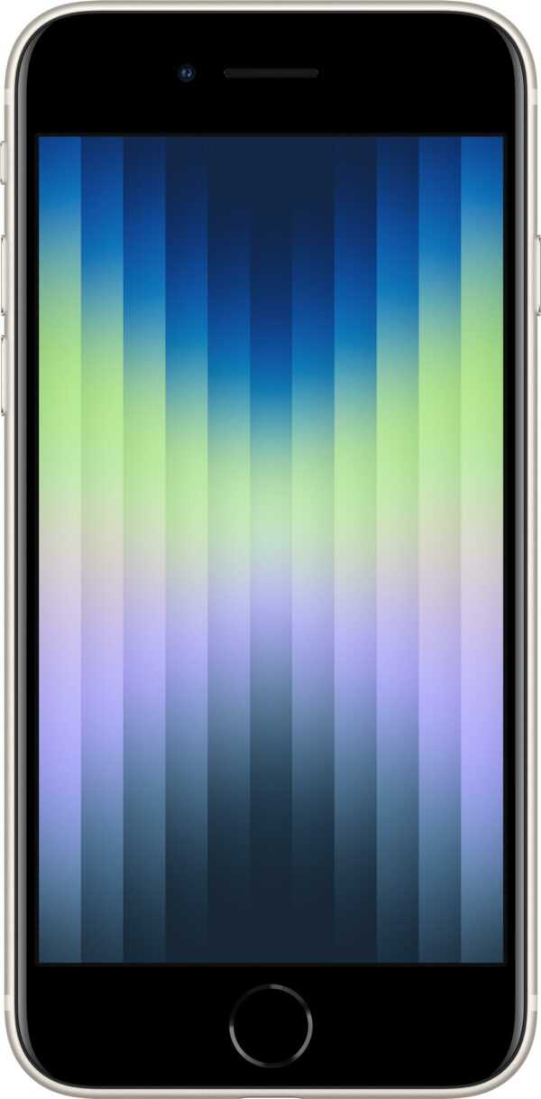 Apple iPhone SE (3rd generation) - 5G Smartphone - Dual-SIM - 128GB - LCD-Anzeige - 4.7 - 1334 x 750 Pixel - rear camera 12 MP - front camera 7 MP - Starlight (MMXK3ZD/A)