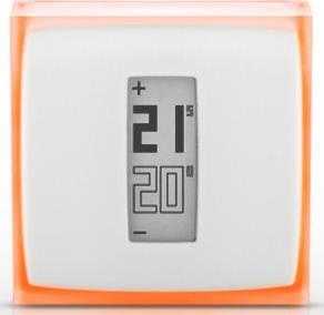 Netatmo Thermostat mit App für iPhone und Smartphones Der Thermostat für zu Hause und unterwegs per Smartphone - WiFi 802.11 b/g/n (2.4GHz) Konnektivität - Der Thermostat spart bis zu 25% Ihres Energieverbrauchs - Minimalistisches Design by Starck - (NTH01-EN-EU)
