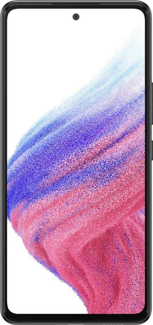 Samsung Galaxy A53 5G - Enterprise Edition - 5G Smartphone - Dual-SIM - RAM 6 GB / Interner Speicher 128 GB - microSD slot - OLED-Display - 6.5 - 2400 x 1080 Pixel (120 Hz) - 4x x Rückkamera 64 MP, 12 MP, 5 MP, 5 MP - front camera 32 MP - Awesome Black