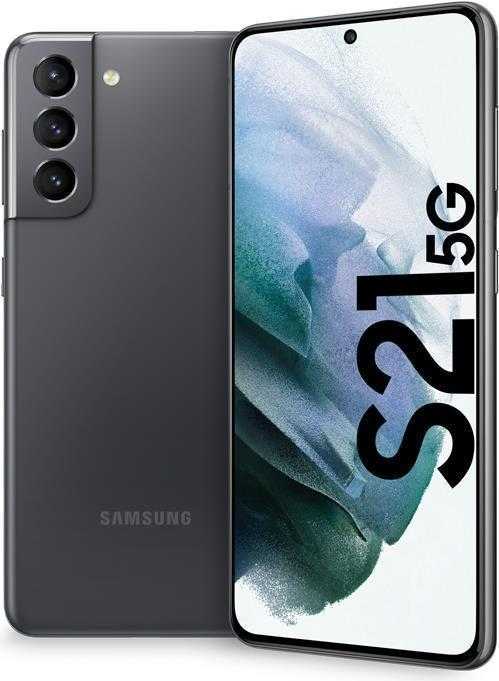 Samsung Galaxy S21 5G - Enterprise Edition - 5G Smartphone - Dual-SIM - RAM 8 GB / Interner Speicher 128 GB - OLED-Display - 6.2 - 2400 x 1080 Pixel (120 Hz) - Triple-Kamera 12 MP, 12 MP, 64 MP - front camera 10 MP - Phantom Gray