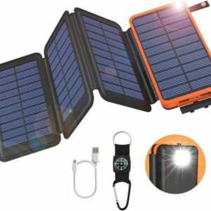 ZERYER "10000mAh Solarladegerät für Smartphones, Tablets Powerbank" Solar Powerbank