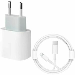 IPhone usb c Schnellladegerät - Apple MFi Zertifiziert - pd 20W Schnellladegerät und 2 Meter Lightning Kabel für iPhone 14 Pro/13/12/116, AirPods,