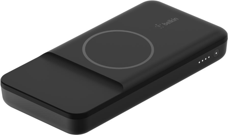 Linksys Belkin BOOST CHARGE - Powerbank - 10000 mAh - 7.5 Watt - 2 Ausgabeanschlussstellen (USB, MagSafe) - Schwarz - für Apple iPhone 12, 12 mini, 12 Pro, 12 Pro Max (BPD001BTBK)
