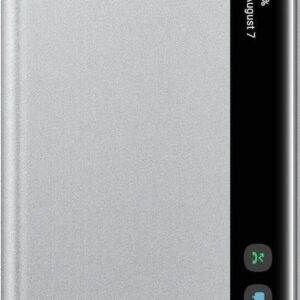 Samsung Clear View Cover EF-ZN970 - Flip-Hülle für Mobiltelefon - Silber - für Galaxy Note10, Note10 (Unlocked)