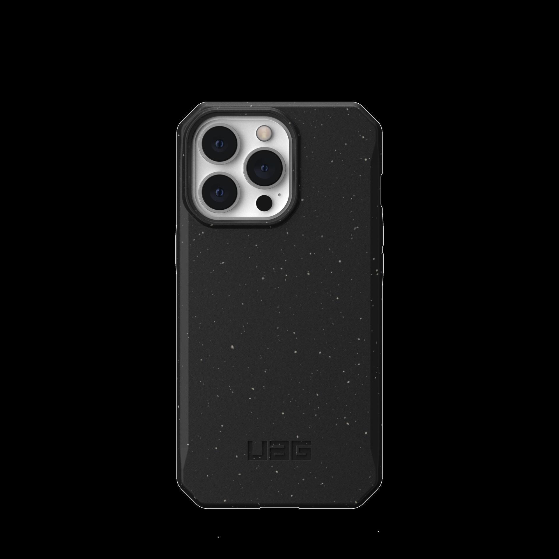 UAG Rugged Case for iPhone 13 Pro 5G [6.1 ] – Outback BIO Black – Hintere Abdeckung für Mobiltelefon – kompatibel mit MagSafe – 100 % biologisch abbaubares Material – Schwarz – 6.1 – für Apple iPhone 13 Pro