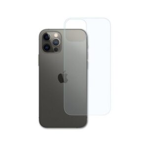 atFoliX Schutzfolie "Displayschutz für Apple iPhone 12 Pro Backcover", (3 Folien), Ultraklar und hartbeschichtet
