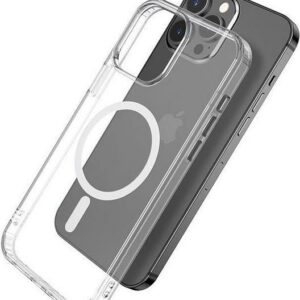 eSTUFF - Hintere Abdeckung für Mobiltelefon - kompatibel mit MagSafe - Thermoplastisches Polyurethan (TPU) - klar - für Apple iPhone 13 Pro (ES67140003)