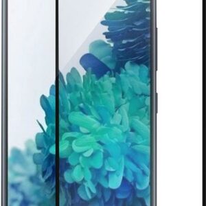 eSTUFF Titan Shield - Bildschirmschutz für Handy - volle Abdeckung - Glas - Rahmenfarbe schwarz (Packung mit 10) - für Samsung Galaxy S20 FE (ES504064-10BULK)
