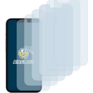 BROTECT "flexible Panzerglasfolie" für Apple iPhone 13 Pro, Displayschutzglas, 6 Stück, Schutzglas Glasfolie klar