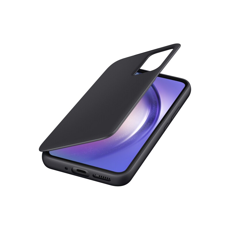 Samsung Smart View Wallet Case EF-ZA546 für Galaxy A54 (5G), Schwarz