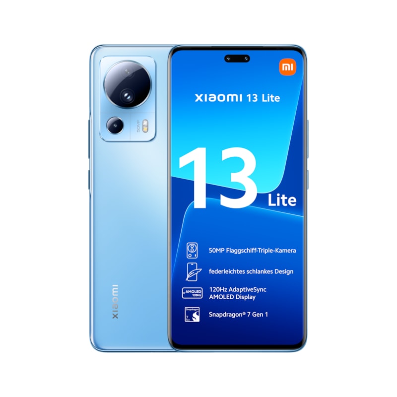 Xiaomi 13 Lite 5G 8/128GB Dual-SIM Smartphone blue EU