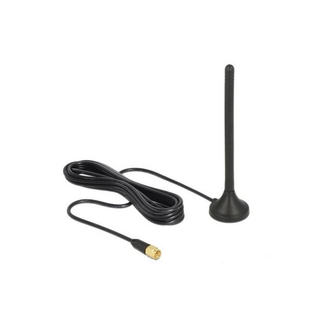 Delock 12419 – LTE/GSM/UMTS-Omniantenne – SMA-Stecker, 2.5 dBi,… WLAN-Antenne
