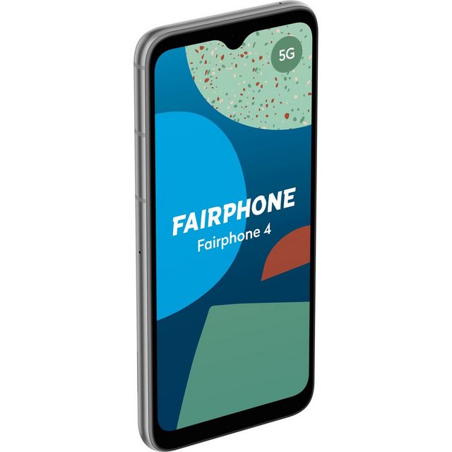 Fairphone 4 128GB, Grau, Android 11, Dual-SIM Smartphone (48 MP MP Kamera)