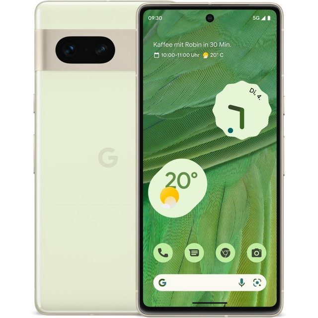 Google Pixel 7 5G 256 GB / 8 GB – Smartphone – lemongrass Smartphone (6,3 Zoll, 256 GB Speicherplatz)