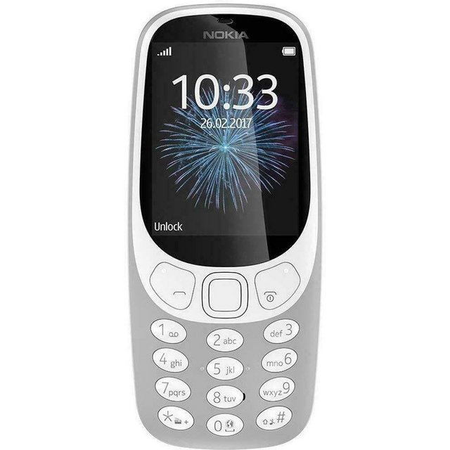 Nokia 3310 (2017) – Handy – grau Handy (2,4 Zoll, 16 GB Speicherplatz)
