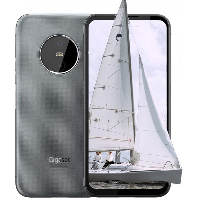 Gigaset GX6 128 GB / 6 GB – Smartphone – titanium grey Smartphone (6,6 Zoll, 128 GB Speicherplatz)