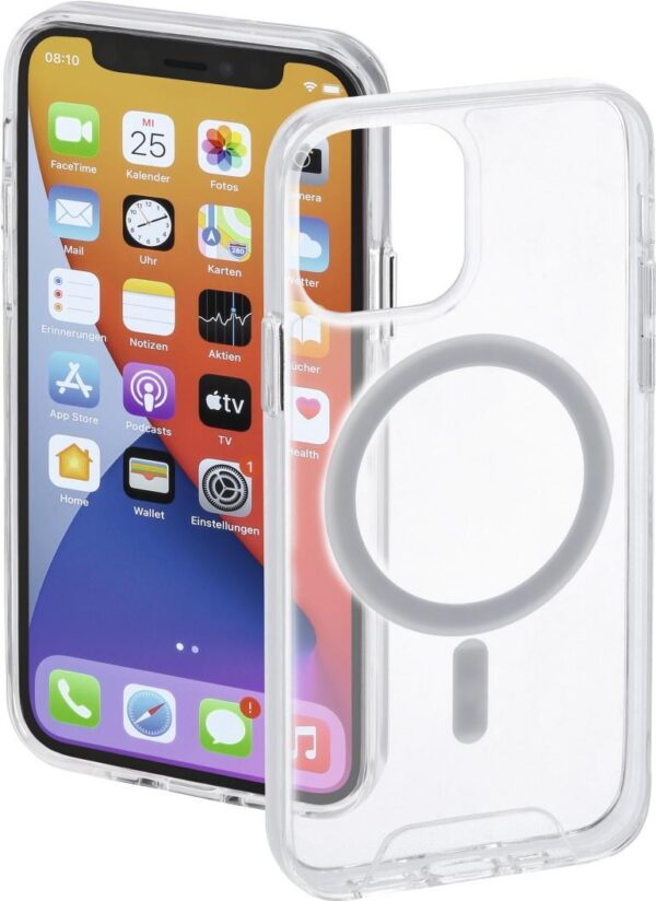 Hama Cover MagCase Safety für Apple iPhone 12/12 Pro, Transparent (00172392)