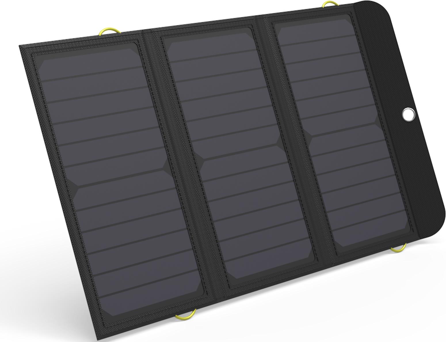 Sandberg Solar Charger 21W 2xUSB+USB-C – Schwarz – Handy/Smartphone – Rechteck – Schockresistent – Wasserdicht – Lithium Polymer (LiPo) – 6000 mAh (420-55)