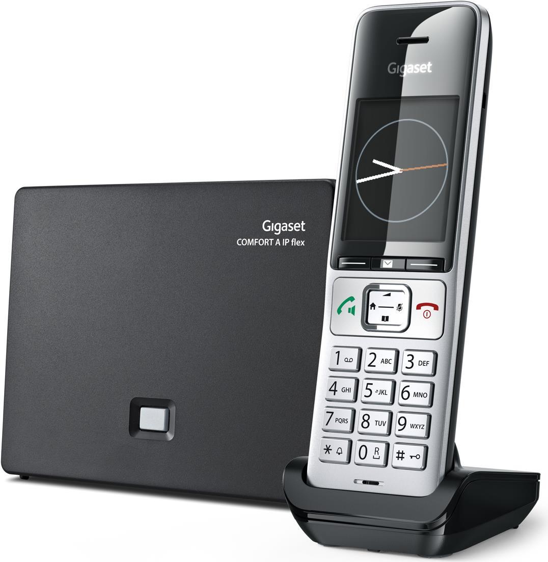 Gigaset 500A IP Flex Comfort – Schnurlostelefon – Anrufbeantworter – ECO DECTGAPCAT-iq (S30852-H3033-B101)