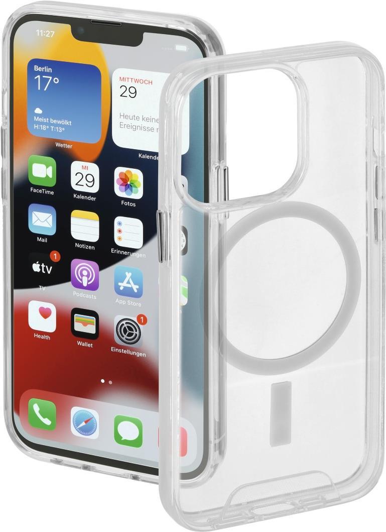 Hama Cover MagCase Safety für Apple iPhone 13 Pro, Transparent (00172395)