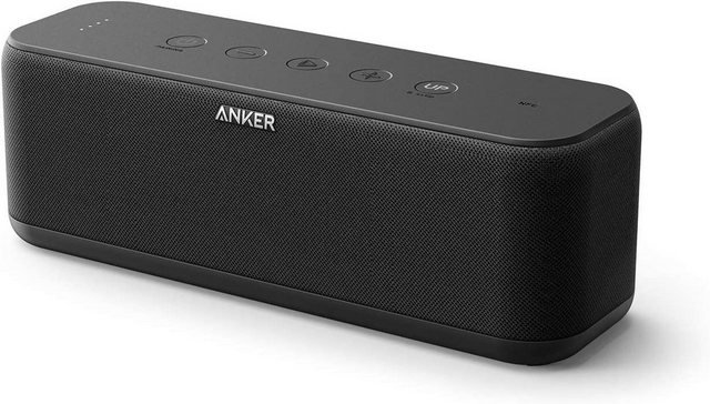 Anker Soundcore Boost – 12 Std Wiedergabe, USB-C, IPX7 Wasserschutz Bluetooth-Lautsprecher (Bluetooth, 20 W, Powerbank, Musik Player für Android, Apple, Smartphone, Iphone, Tablet)