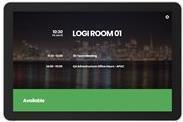 Logitech Tap Scheduler Purpose-Built Scheduling Panel for Meeting Rooms – Videokonferenzkomponente – Zoom Certified, Zertifiziert für Microsoft Teams – weiß