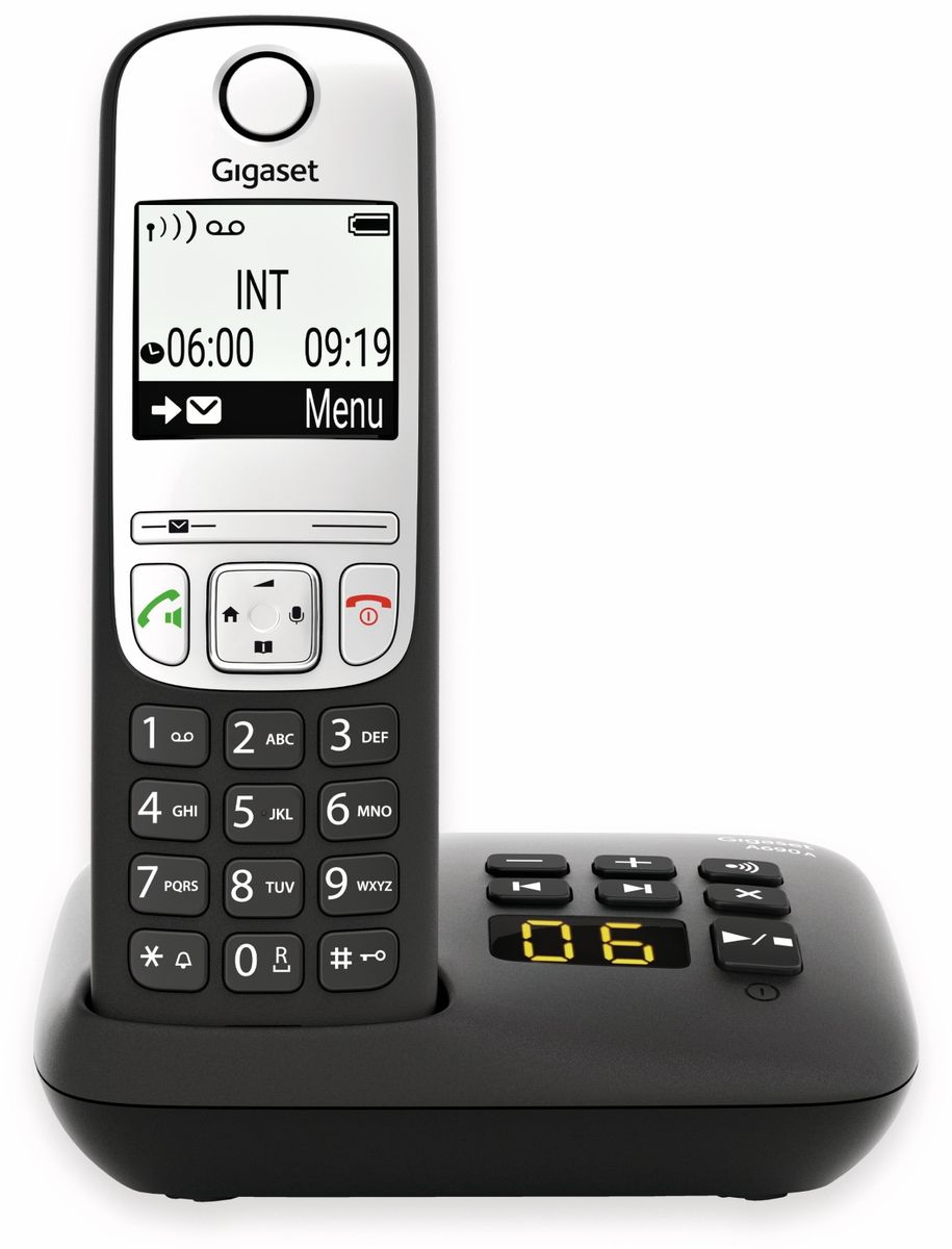 GIGASET DECT-Telefon A690A, schwarz