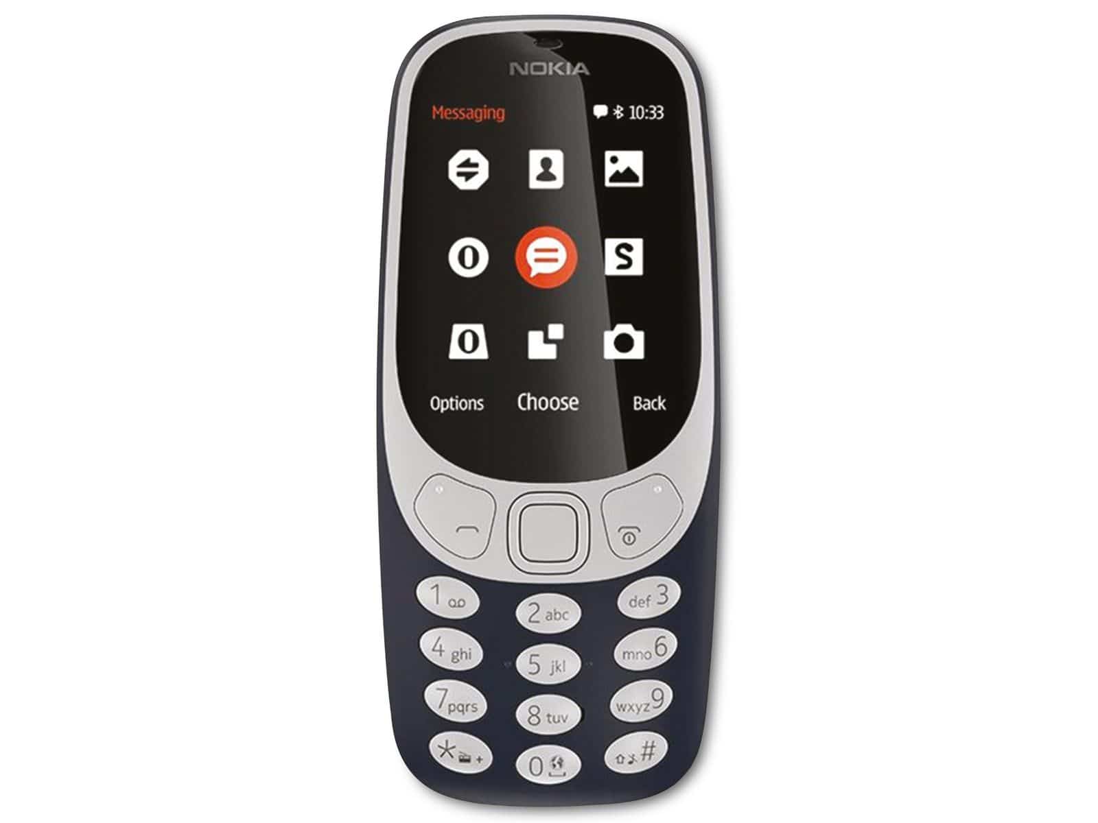 NOKIA Handy 3310, Dark Blue, Dual SIM