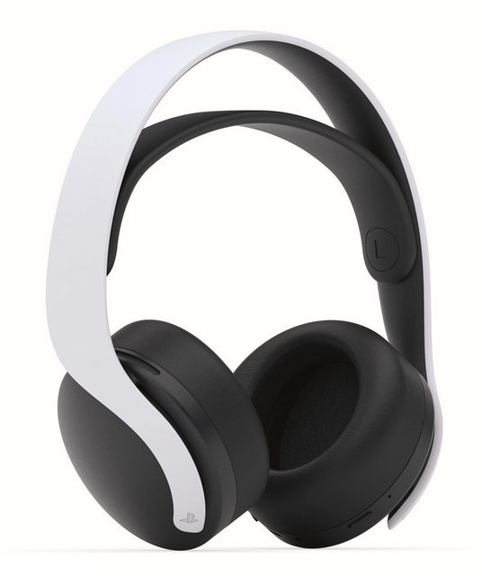 Sony PULSE 3D white Gaming-Headset (Bluetooth, Verkabelt & Kabellos, 3D-Audio, PlayStation 5, PlayStation 4, Zwei integrierte Mikrofone, Leicht erreichbare Bedienelemente, Edles Design)