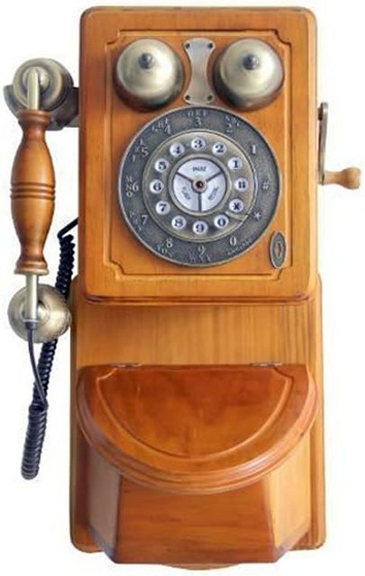 Caramel MEDIA Nostalgie Telefon Wandmontage 1879 Festnetztelefon