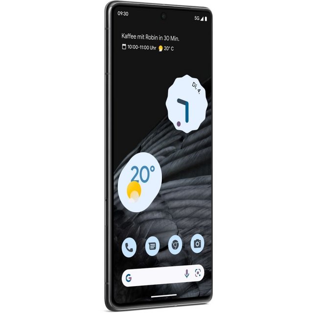 Google Pixel 7 Pro 5G 128 GB / 12 GB - Smartphone - obsidian Smartphone (6,7 Zoll, 128 GB Speicherplatz)