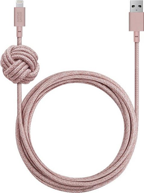 NATIVE UNION Night Cable USB-A to Lightning 3 m Smartphone-Kabel, Lightning, USB Typ A (300 cm)