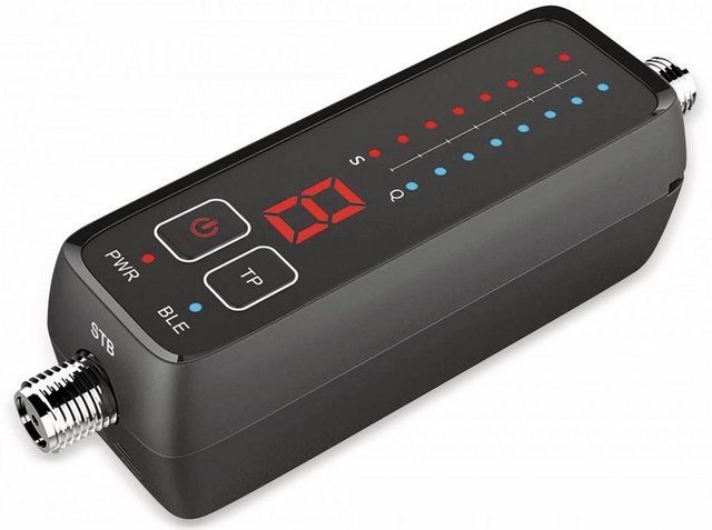 RED OPTICUM EasyFind BT Satfinder, Bluetooth Signalfinder für Smartphone App SAT-Kabel