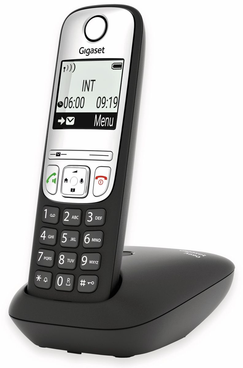GIGASET DECT-Telefon A690, schwarz