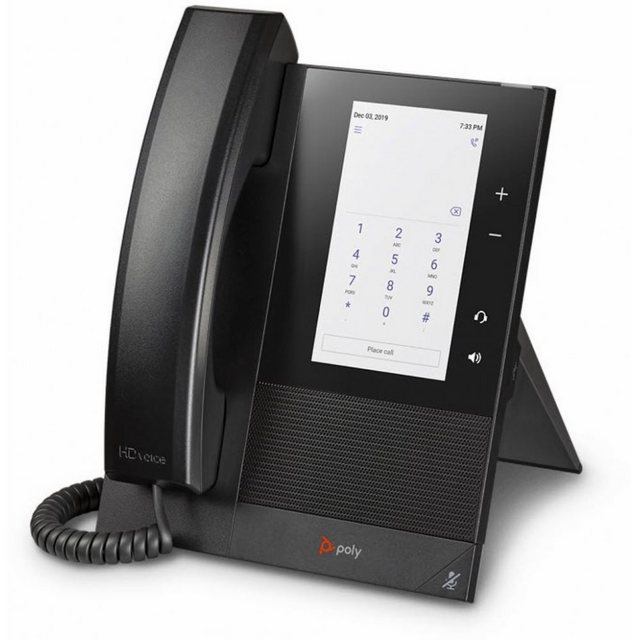 Poly CCX 400 Business Media Phone – VoIP-Telefon – schwarz Konferenztelefon