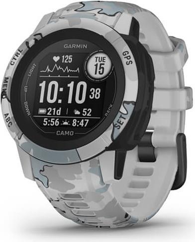 Garmin Instinct 2S – Camo Edition – 40 mm – mist camo – Sportuhr mit Band – Silikon – Handgelenkgröße: 112-180 mm – einfarbig – 32MB – Bluetooth, ANT+ – 42 g (010-02563-03)