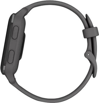 Garmin Venu Sq 2 – 40 mm – Dunkelgrau – intelligente Uhr mit Band – Silikon – Shadow Gray – Handgelenkgröße: 125-190 mm – Anzeige 3,59 cm (1,41) – Bluetooth, ANT+ – 38 g (010-02701-10)