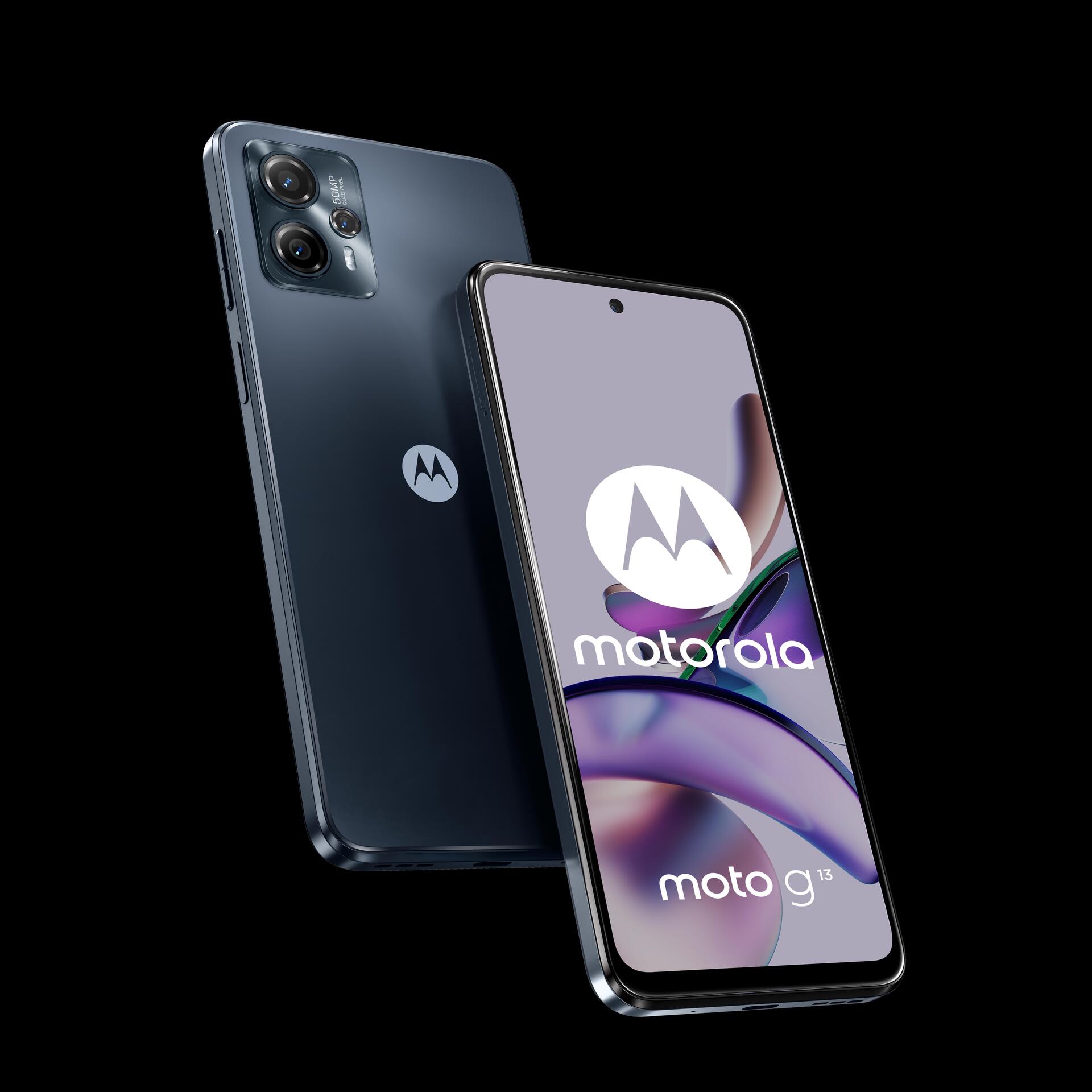 Motorola Moto G 13 16,5 cm (6.5 ) Dual-SIM Android 13 4G USB Typ-C 4 GB 128 GB 5000 mAh Schwarz (PAWV0016SE)