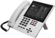 Auerswald COMfortel D-600 - VoIP-Telefon mit Rufnummernanzeige/Anklopffunktion - dreiweg Anruffunktion - SIP, RTCP, RTP, SRTP, SIPS - 6 Leitungen - weiß (90363)
