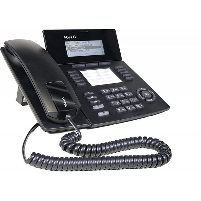 Agfeo AGFFEO ST 53 IP SENSORfon – Festnetztelefon – schwarz Kabelgebundenes Telefon