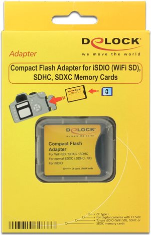 DeLOCK – Kartenadapter (SD, SDHC, SDXC) – CompactFlash (62637)