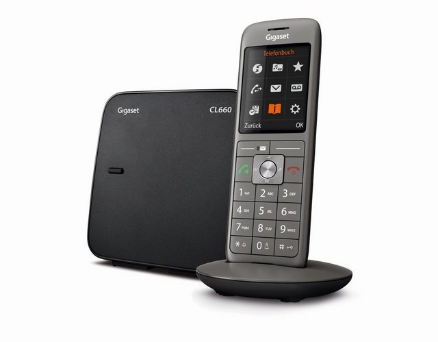 Gigaset CL 660 Festnetztelefon (Mobilteile: 1, Freisprechen, Baby-Phone)