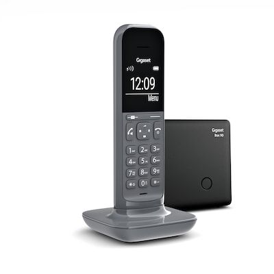 Gigaset CL390 schnurloses Festnetztelefon (analog), dark grey S30852-H2902-B103